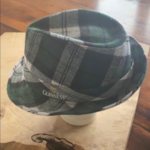 2/$25 St Paddy’s ☘️ Guinness plaid fedora -